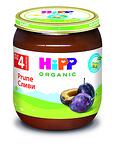 HiPP organic, пюре от сливи, 4+ месеца, 125 гр.