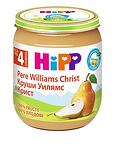 HiPP organic, пюре от круши Уилямс Крист, 4+ месеца, 125 гр.