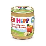 HiPP organic, пюре от ябълка и банан, 4+ месеца, 125 гр.