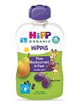 HiPP Hippies, плодова закуска от слива, касис, круша, 6+ месеца, 100 гр.