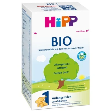 Hipp, Bio Мляко за кърмачета от първия ден след раждането, 600 г