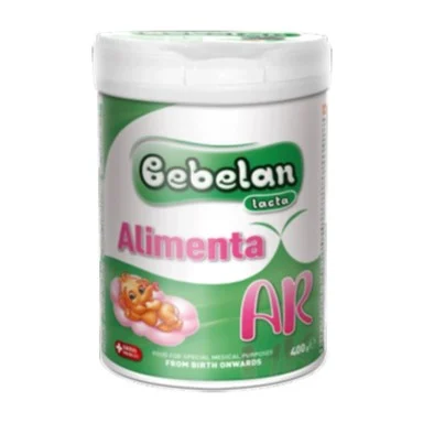 Bebelan Alimenta AR, Антирефлуксно мляко против повръщане 0+, 400 г