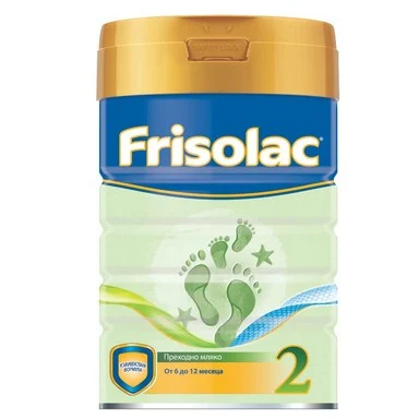 Frisolac 2, Мляко на прах за деца, от 6 до 12 месеца, 400 г