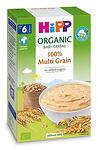 HiPP organic, 100% безмлечна многозърнеста каша, 6+ месеца, 200 гр.