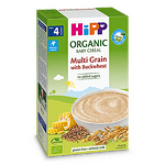 HiPP organic, 100% безмлечна многозърнеста каша с елда, 6+ месеца, 200 гр.