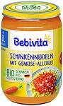 Bebivita, био пюре от паста с шунка и зеленчуци, 8+ месеца, 200 гр.