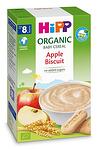 HiPP organic, каша с ябълки и бисквити, 8+ месеца, 250 гр.