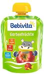 Bebivita, плодово пюре, пауч от банан и ябълка, 12+ месеца, 90 гр.