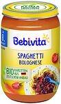 Bebivita, био пюре от спагети болонезе, 8+ месеца, 220 гр.