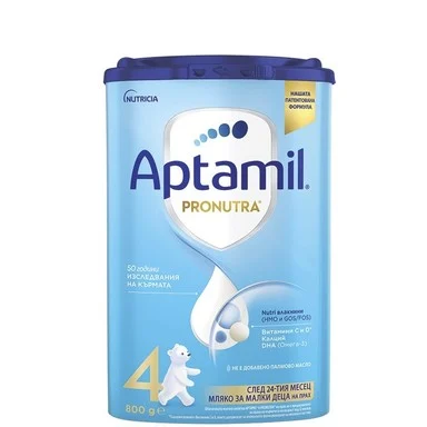 Aptamil 4 Pronutra, Мляко за деца, над 24+ месеца, 800 г