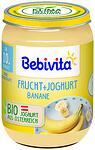 Bebivita, био пюре от йогурт с банан, 10+ месеца, 190 гр.