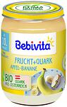 Bebivita, пюре от ябълка, банан и извара, 10+ месеца, 190 гр.