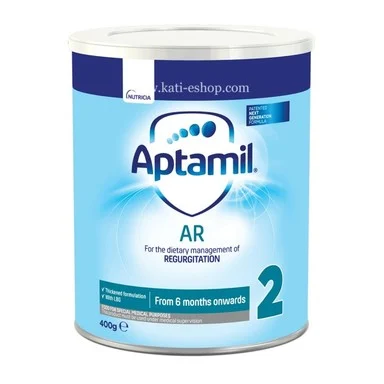 Aptamil AR 2, Мляко за кърмачета против повръщане, 6+ месеца, 400 г