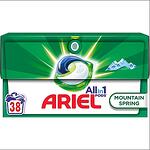 Ariel All in 1 Mountain Spring Cool Clean, 38 изпирания, капсули за цветно пране