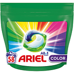 Ariel All in 1 PODS Color, 58 изпирания, капсули за цветно пране