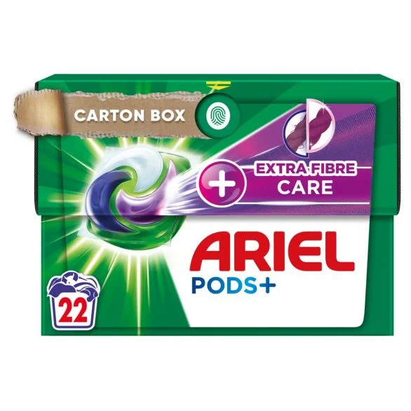 Ariel Allin1 PODS+ Extra Fiber Care, 22 изпирания, капсули за цветно пране