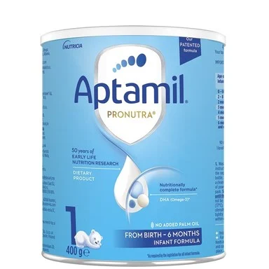 Aptamil 1 Pronutra, Мляко за кърмачета, 0-6 месеца, 400 г