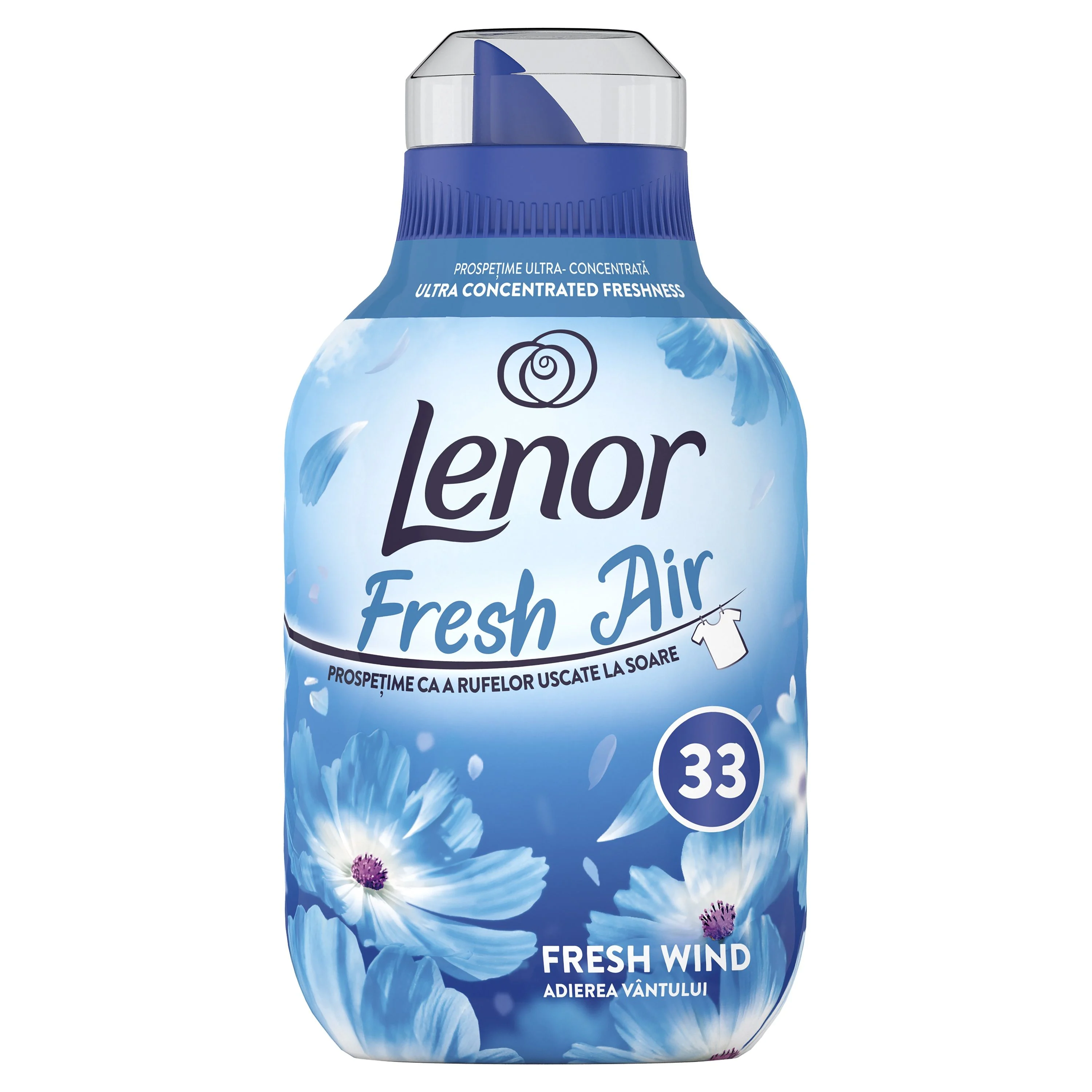 Lenor Fresh Air Fresh Wind, омекотител, 33 изпирания, 462 мл.