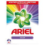Ariel Aqua Powder Color, прах за пране за цветни дрехи, 4 изпирания, 280 гр.
