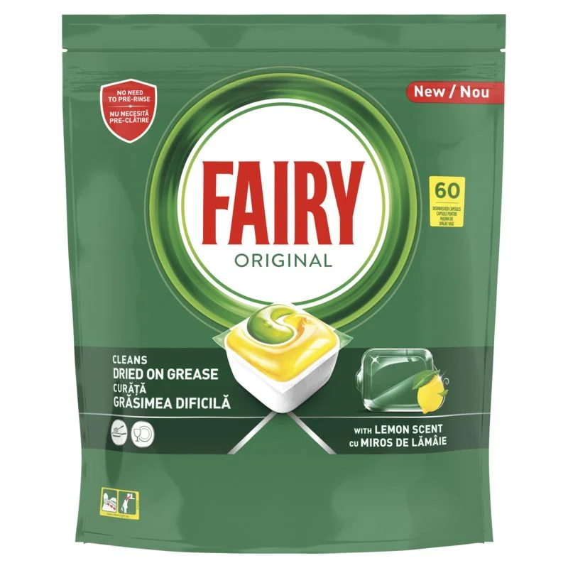 Fairy Original, капсули за съдомиялна, 60 бр.