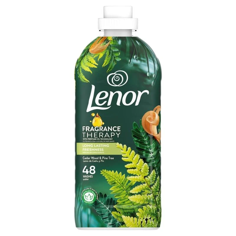 Lenor Bergamot, Aloe Verra и Eucalyptus, омекотител, 48 изпирания, 1.2 л.