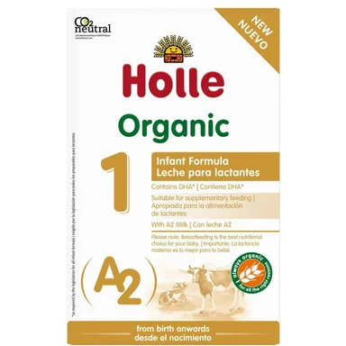 Holle 1, Био адаптирано мляко А2, без лактоза, 0+ месеца, 400 г