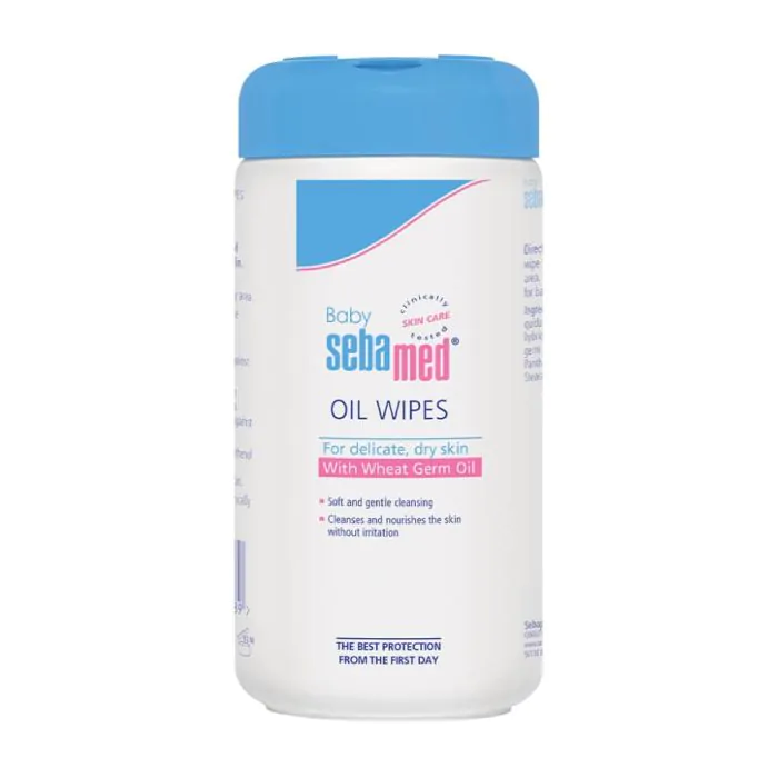 Sebamed Baby, Бебешки намаслени кърпички, 70 бр.