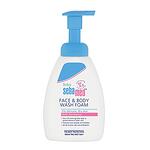Sebamed Baby, Измивна пяна за бебе за лице и тяло с помпа, 400 мл.