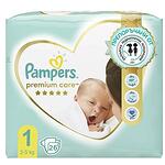 Пелени за бебе, Pampers Premium Care, размер 1 до 2-5 кг, 26 броя.