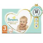 Пелени за бебе, Pampers Premium Care Mega Box, размер 3, 6-10 кг., 120 броя.