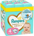 Пелени за бебе, Pampers Premium Care XXL, размер 4, 9-14 кг., 174 броя.