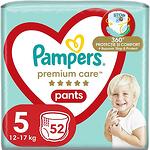 Пелени-гащички за бебе, Pampers Premium Care Pants Mega Box Размер 5, 12-17 кг, 52 броя.