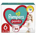 Пелени-гащички за бебе, Pampers Pants, размер 6, 15+ кг., Mega Pack, 84 броя.