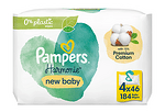 Мокри кърпички Pampers Harmonie, New Baby, 184 бр.