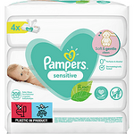 Мокри кърпички Pampers, Sensitive, 208 бр.