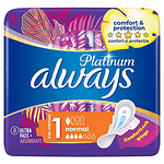 Always Platinum, Normal 1, дамски превръзки с крилца, 8 бр.