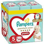 Пелени-гащички за бебе, Pampers Premium Care Pants, размер 5, 12-17 кг, 102 бр.