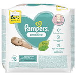 Мокри кърпички Pampers, Sensitive, 312 бр.
