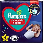 Нощни пелени-гащички за бебе, Pampers Night Pants, размер 4, 9-15 кг, 25 бр.