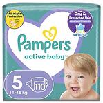 Пелени за бебе, Pampers Active Baby, размер 5, 11 -16 кг, 110 бр.