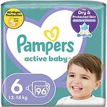 Пелени за бебе, Pampers Active Baby, размер 6, 13 -18 кг, 96 бр..