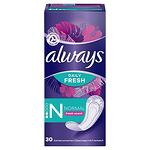 Always Dailies, Fresh & Protect, Normal, ежедневни дамски превръзки, 30 бр.