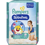 Пелени за плуване, Pampers Splashers Baby Shark, размер 4, 9-15 кг, 11 бр.