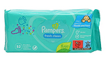 Мокри кърпички Pampers, Fresh Clean, 52 бр.