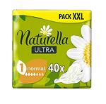 Naturella, Ultra, Normal, ежедневни дамски превръзки с крилца, с екстрат от лайка, 40 бр.