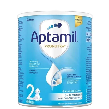 Aptamil 2 Pronutra, Преходно мляко за кърмачета, 6-12 месеца, 400 г