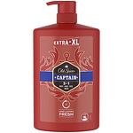 Old Spice Capitan, Душ гел и шампоан, 1000 мл.