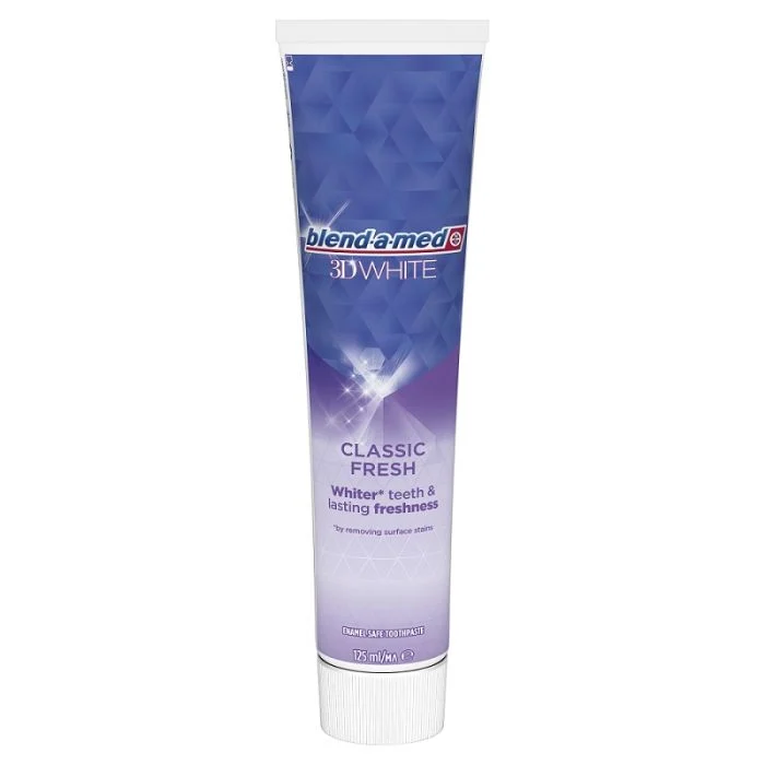 Blend-а-med 3D White Clasic Fresh, избелваща паста за зъби, 100 мл.