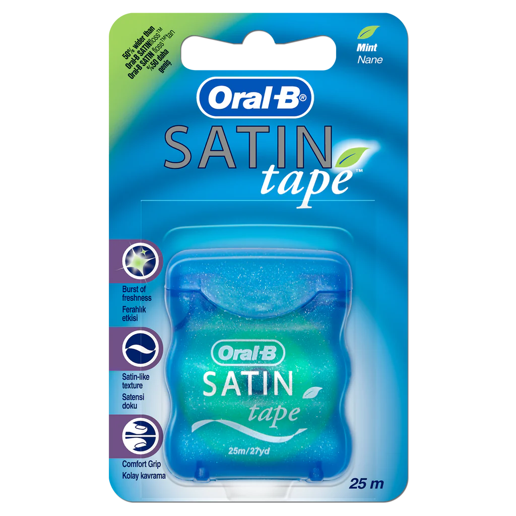 Oral-B Satin Floss, Конец за зъби, 25 m.