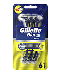Gillette Blue 3 Plus, самобръсначка за еднократна употреба, 6 бр.